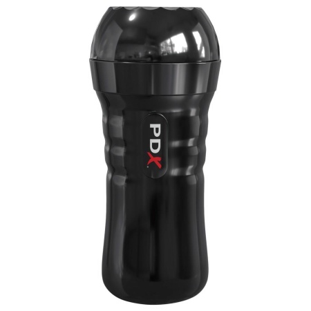 Masturbator PDX Extreme Wet Pussies Super Luscious Lips – samonawilżający rękaw Fanta Flesh, 21,6 cm - 5