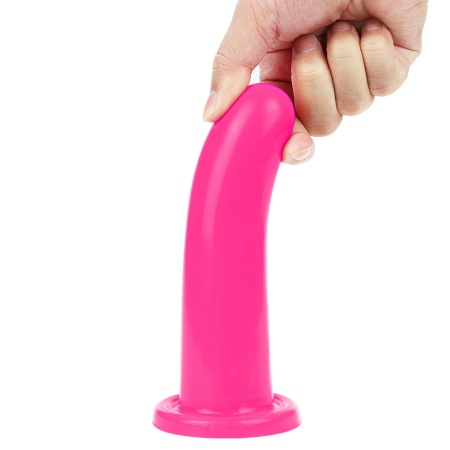 Gruby silikonowy dildo Holy Dong 15,2 cm Różowy - 6