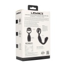 Vibrating Silicone Prostate Stimulator with Cock and Ball Ring - Black - 3