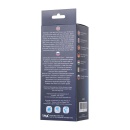 Dildo Matt Glow Blue - dwuwarstwowy silikon płynny, świecenie w ciemności, długość całkowita 13 cm - 8
