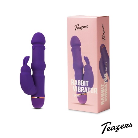 Teazers Silicone Rabbit Vibrator - Purple - 11