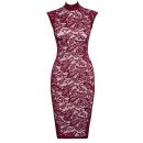 Lace Dress red XL - 5