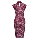 Lace Dress red XL - 6