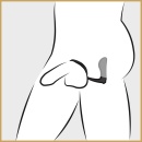 Ass-Gasm Cockring Vibrating Plug – wibrujący korek analny z pierścieniem na penisa, długość 10,4 cm - 6