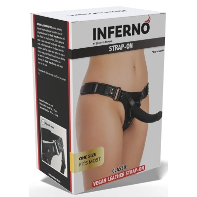 Uprząż Classic Strap-On z trzema wymiennymi pierścieniami, obwód 80–120 cm - 1 2