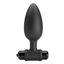 Wibrator analny z silikonu medycznego, 10 trybów wibracji, 6,5 x 11,8 cm - 2