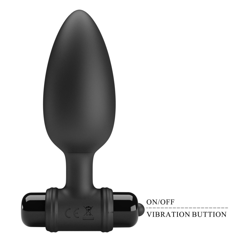 Wibrator analny z silikonu medycznego, 10 trybów wibracji, 6,5 x 11,8 cm - 8