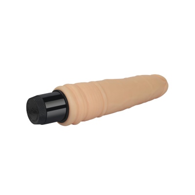 Wibrator Real Feel 7,5 cala (20 cm) w kolorze cielistym - 1 2