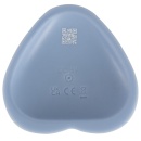 Heart Guy Blue - wibrator z przyssawką z płynnego silikonu, 19,5 cm, 10 trybów, wodoodporny - 7
