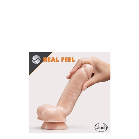 Dildo Glide 8,5-calowe samosmarujące z przyssawką 21,5 cm - 5