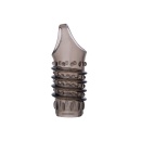 Nakładka na penisa XLover, przelotowa, TPE, z pierścieniem na jądra, 10,5 cm - 3