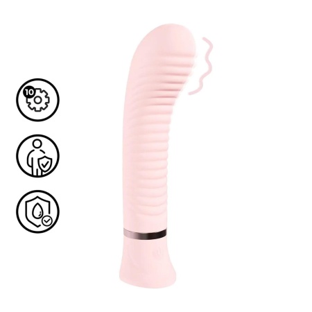 Divine - Ribbed G-spot Vibe - Pink - 5