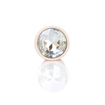 Plug-Jewellery Pearl Gold PLUG- Clear S - 1 2