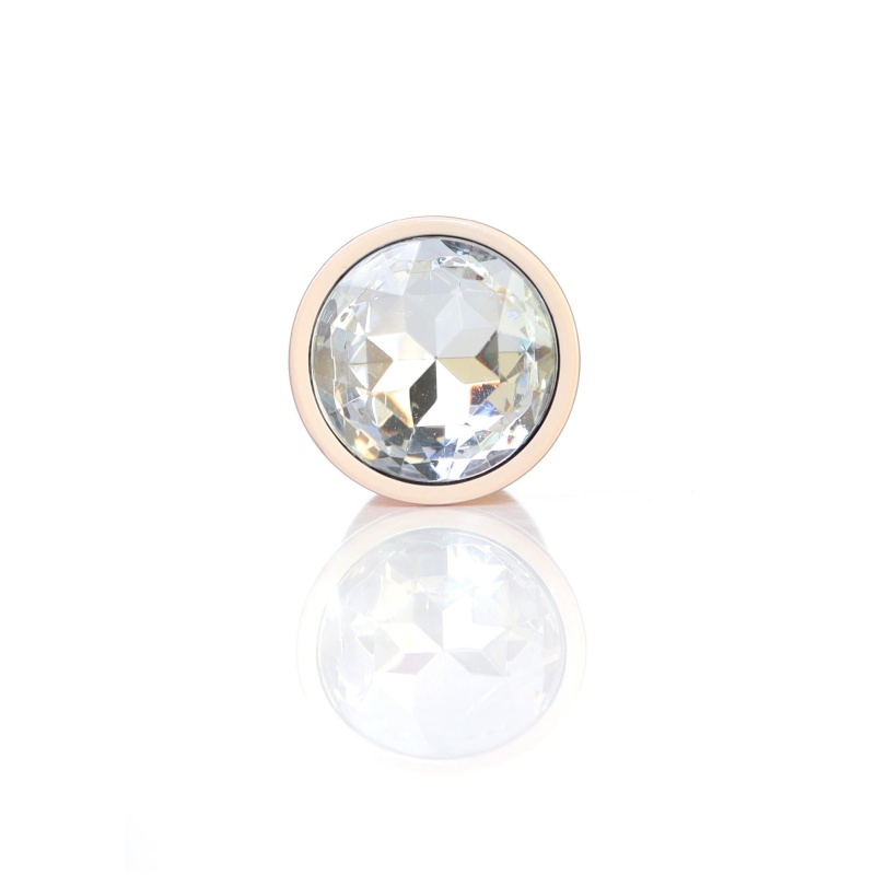 Plug-Jewellery Pearl Gold PLUG- Clear S - 2