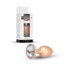 Plug-Jewellery Pearl Gold PLUG- Clear S - 8