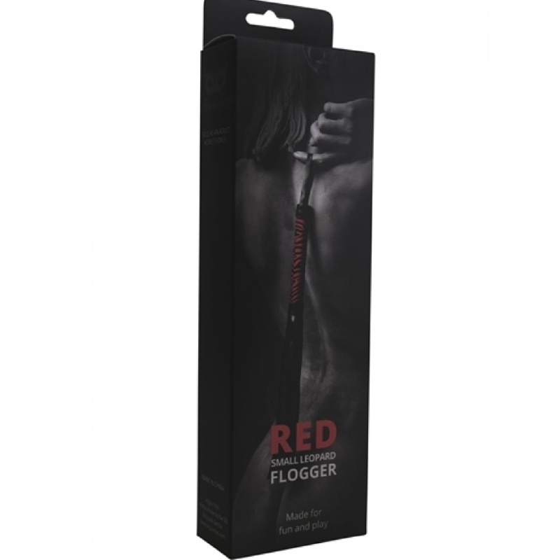 Red Small Leopard Flogger - 3