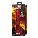 Dildo silikonowe Minotaur z pofalowanym trzonem o długości 21 cm - 8