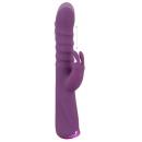 Wibrator króliczkowy 2 Function Rabbit z funkcją pchnięć, długość całkowita 23,7-24,2 cm - 2