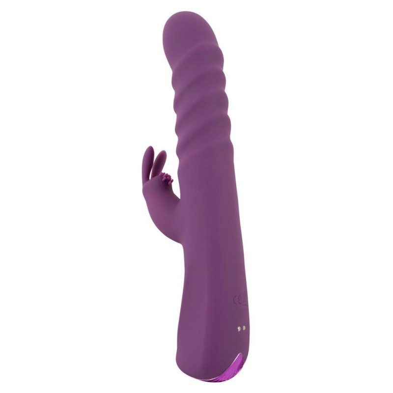 Wibrator króliczkowy 2 Function Rabbit z funkcją pchnięć, długość całkowita 23,7-24,2 cm - 5
