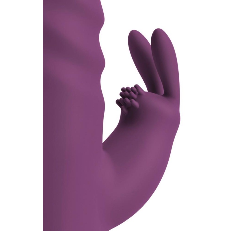 Wibrator króliczkowy 2 Function Rabbit z funkcją pchnięć, długość całkowita 23,7-24,2 cm - 7