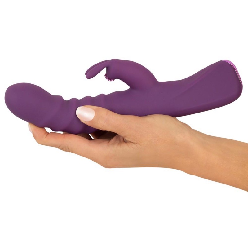 Wibrator króliczkowy 2 Function Rabbit z funkcją pchnięć, długość całkowita 23,7-24,2 cm - 8