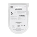 Pencil Liquid Silicone Cockring - Black - 3