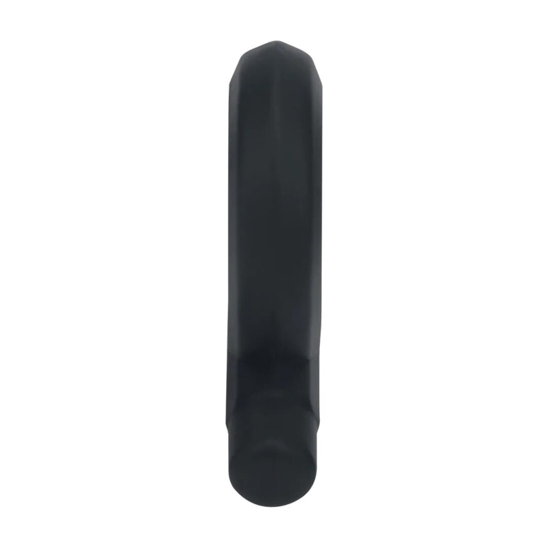 Pencil Liquid Silicone Cockring - Black - 5