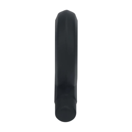Pencil Liquid Silicone Cockring - Black - 5