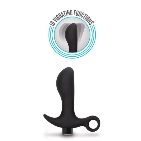 Stymulator prostaty Prostate Massager 01 - zakrzywiony silikon Ultrasilk, 10,7 cm - 3