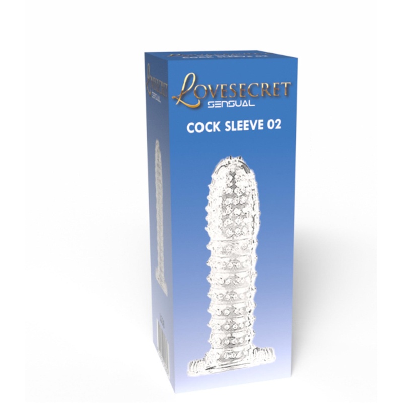 Rękaw na penisa Cock Sleeve 02 przezroczysty 12,5 x 3,5 cm - 2