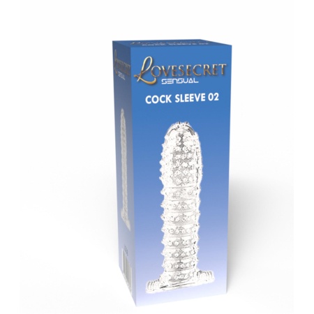 Rękaw na penisa Cock Sleeve 02 przezroczysty 12,5 x 3,5 cm - 2