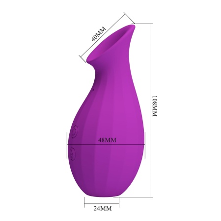 Ssący stymulator łechtaczki Magic Bottle 18 cm - 7