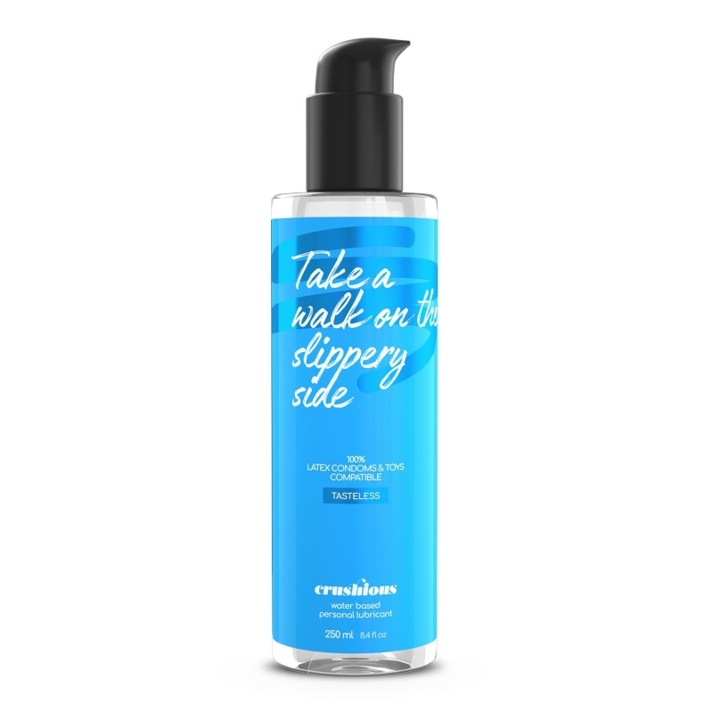 Crushious Lubrykant wodny 250 ml z pompką dozującą - hipoalergiczny, kompatybilny z prezerwatywami - 1