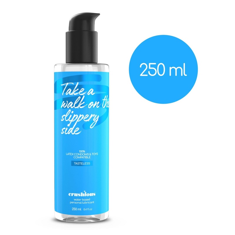 Crushious Lubrykant wodny 250 ml z pompką dozującą - hipoalergiczny, kompatybilny z prezerwatywami - 3