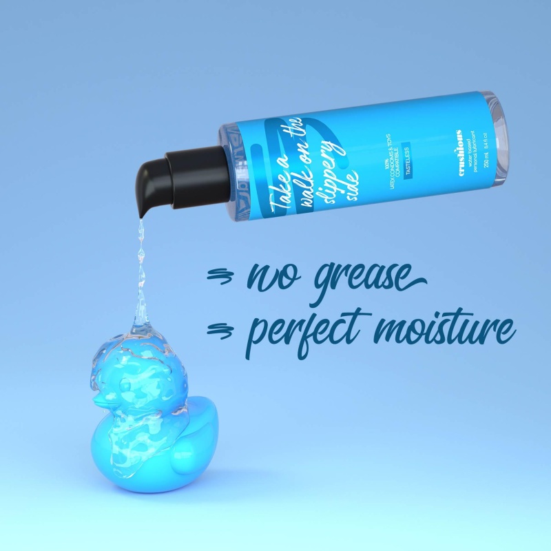 Crushious Lubrykant wodny 250 ml z pompką dozującą - hipoalergiczny, kompatybilny z prezerwatywami - 6
