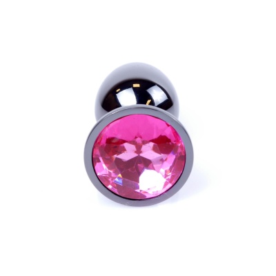 MyLove Toys - Jewellery Dark Silver PLUG- Pink - 1