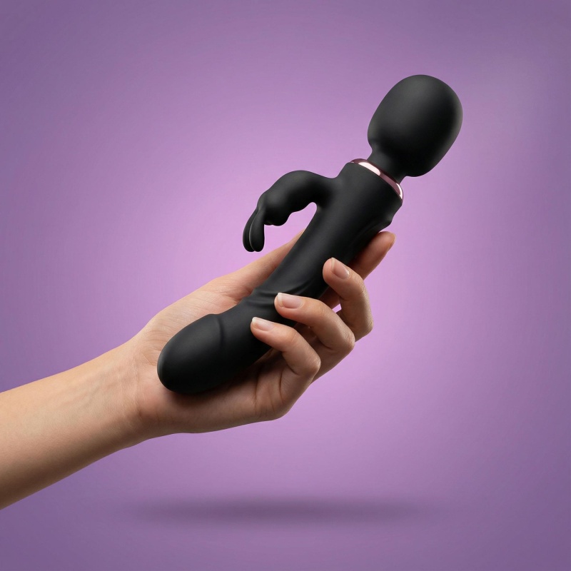 Rabbit vibrator - black - 7