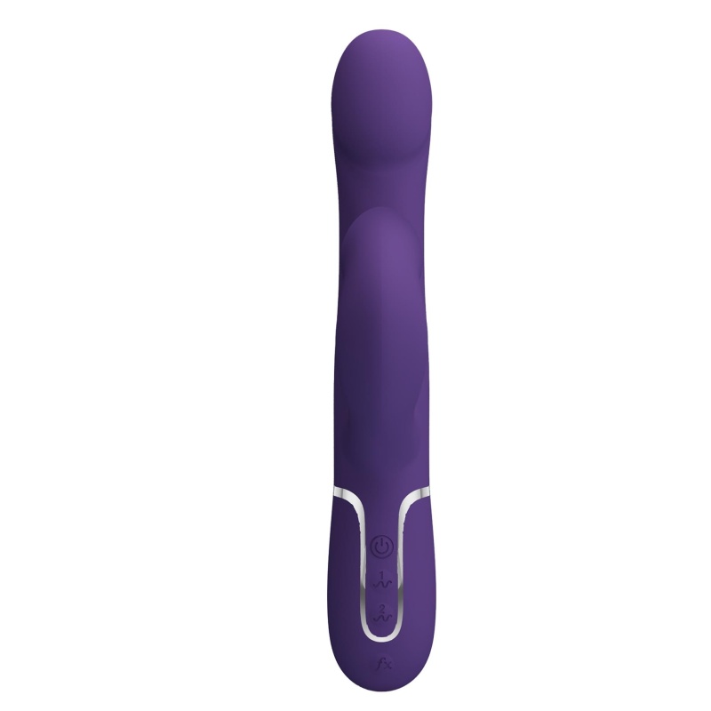 Wibrator Falin dark Purple - podwójny silnik, 7 trybów wibracji, 4 funkcje rolling, pamięć ustawień - 4