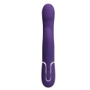 Wibrator Falin dark Purple - podwójny silnik, 7 trybów wibracji, 4 funkcje rolling, pamięć ustawień - 4