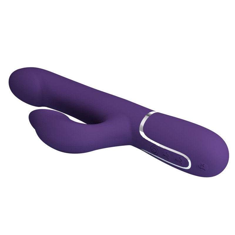 Wibrator Falin dark Purple - podwójny silnik, 7 trybów wibracji, 4 funkcje rolling, pamięć ustawień - 7