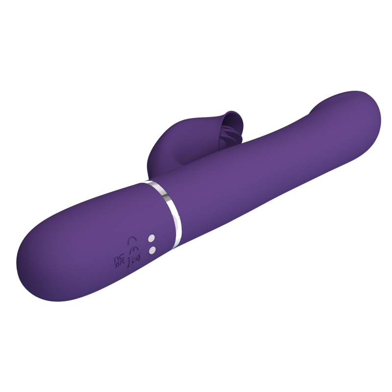 Wibrator Falin dark Purple - podwójny silnik, 7 trybów wibracji, 4 funkcje rolling, pamięć ustawień - 8