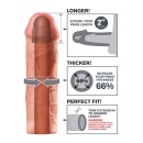 Fantasy X-tensions Mega 2" Extension Light – przedłużka z TPE, wydłużenie +5,1 cm, średnica zewnętrzna 5 cm - 4