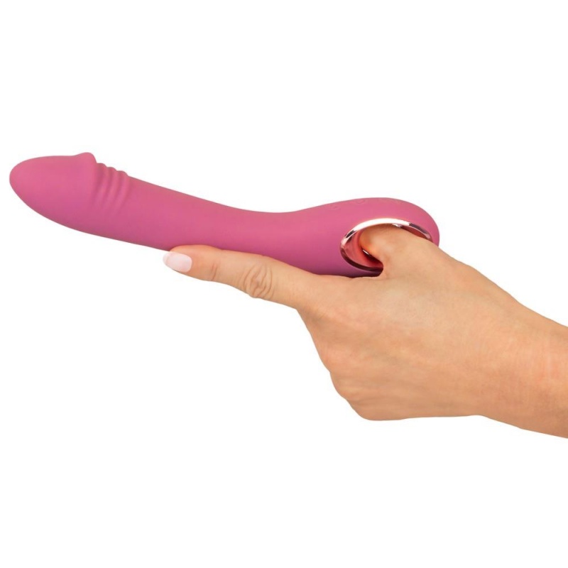 Wibrator do punktu G You2Toys Slim G-Spot Rose - elastyczny, wygięty trzon, 10 trybów, długość wprowadzenia 13,5 cm, średnica ma - 8