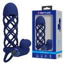 Wibrator na penisa Powerful Ring z 10 trybami wibracji, ok. 12 cm - 1