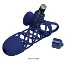 Wibrator na penisa Powerful Ring z 10 trybami wibracji, ok. 12 cm - 5