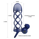 Wibrator na penisa Powerful Ring z 10 trybami wibracji, ok. 12 cm - 6