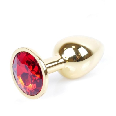 MyLove Toys - Jewellery Gold PLUG- Red - 1
