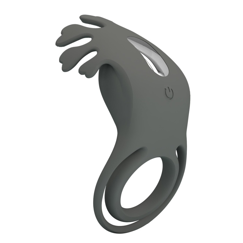 Wibrujący pierścień erekcyjny Master Ring - 7 trybów, regulowany obwód, silikon medyczny, ładowanie USB - 5