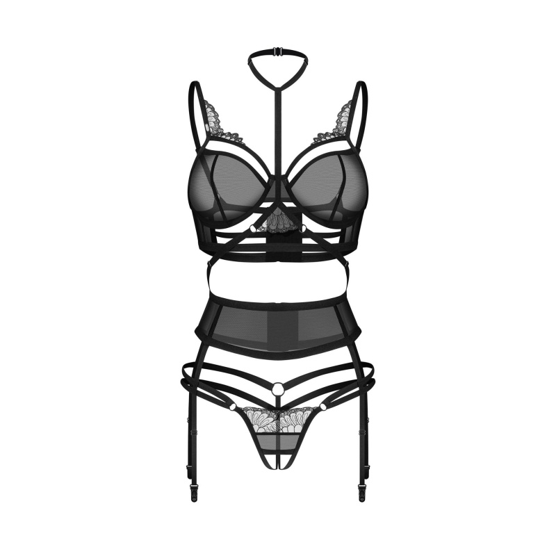 Premisis Black otwarty komplet 3-częściowy  L/XL - 2