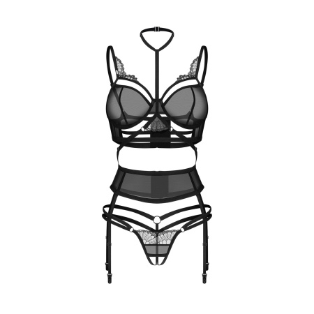 Premisis Black otwarty komplet 3-częściowy  L/XL - 2